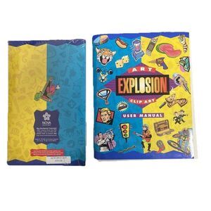 Nova - Art Explosion 200,000 Image Library Clip Art on 8 CD-Roms c-2001